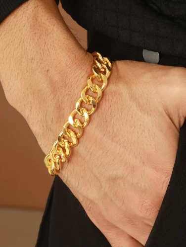 Gold bracelet for men